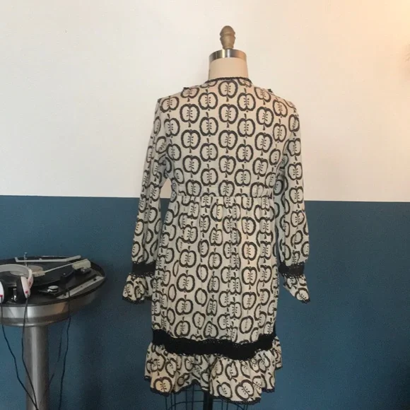 vintage apple picking hippie festival girl dress - Picture 5 of 6